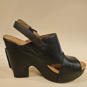 Naya All Leather Women's Platform Sandals